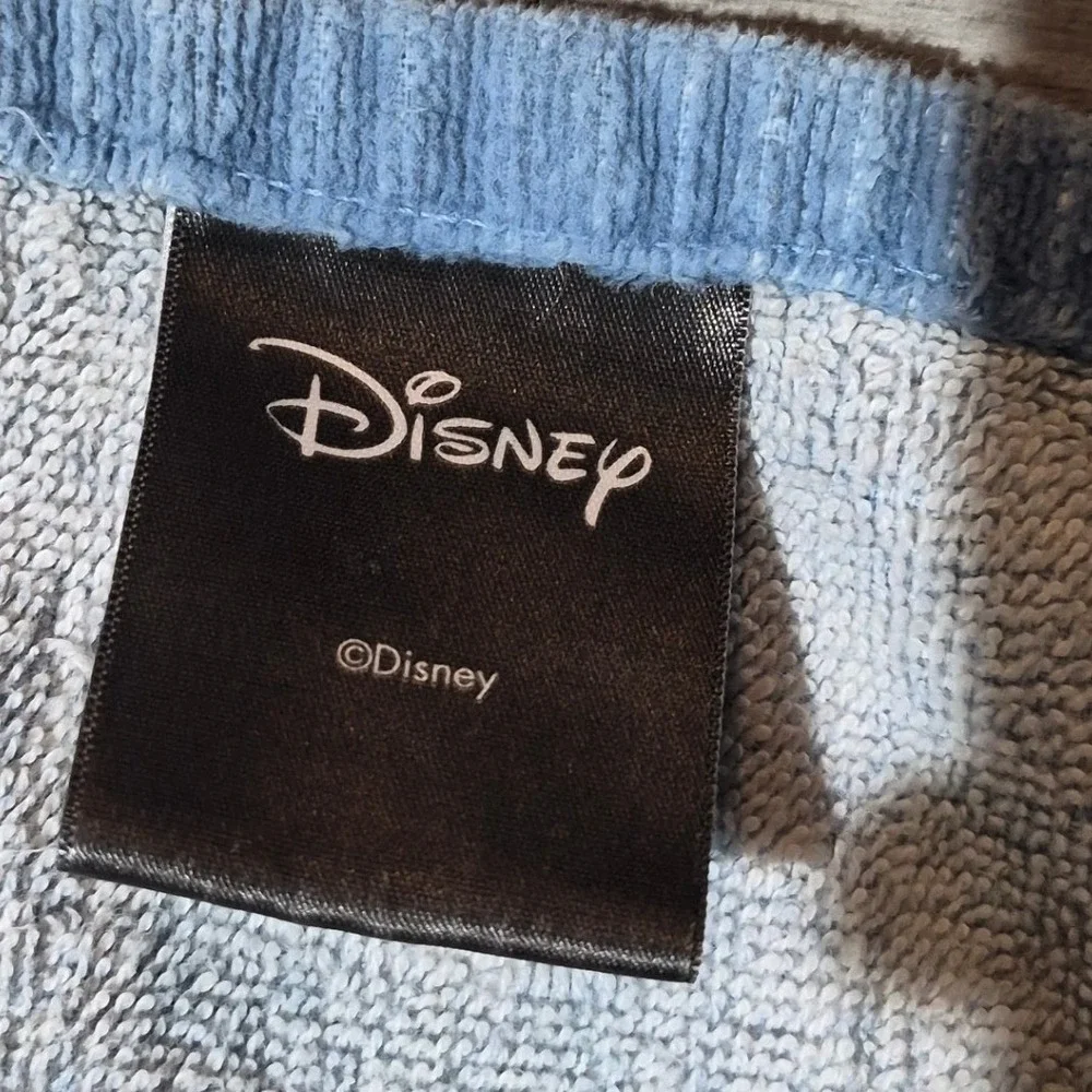 Disney Lilo & Stitch Kids Hooded Bath Towel Blue Character Ears Beach Pool Wrap